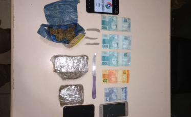 Homem é preso por tráfico de drogas