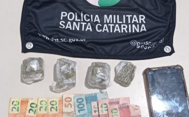 PM prende homem por tráfico de drogas
