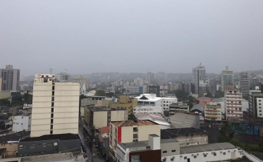 A chuva chegou mais cedo na região