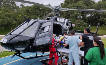 Homem sofre acidente em loja de materiais de construção em Sombrio