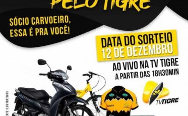“Todos Juntos Pelo Tigre” sorteia 50 prêmios nesta quinta-feira