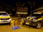 PRF apreende 32 mil pacotes de cigarros contrabandeados em Lauro Müller (VÍDEO)
