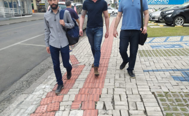 As dificuldades dos pedestres em Criciúma