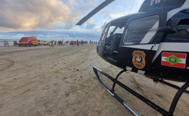 Vítima de afogamento, adolescente é resgatada de helicóptero no Rincão