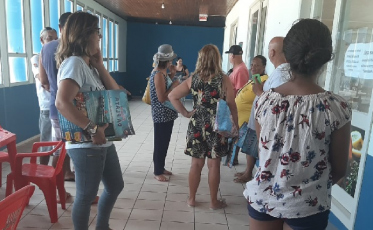 Manifestação contra medidas tomadas recentemente na Plataforma Norte