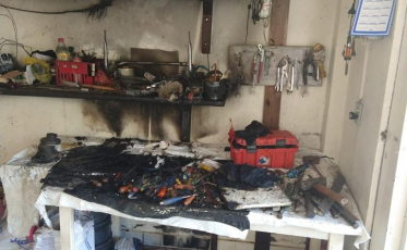 Princípio de incêndio é causado por bateria de celular em Criciúma