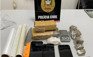 Polícia Civil prende homem por tráfico de drogas em Cocal do Sul