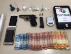 Adolescente é preso por tráfico de drogas e porte ilegal de arma