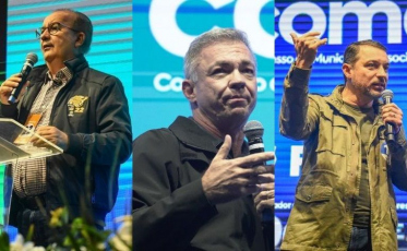 Aos prefeitos, Gean Loureiro e Jorginho Mello prometem continuidade de obras do governo Moisés