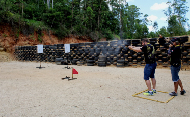 Sábado de tiro esportivo em Criciúma