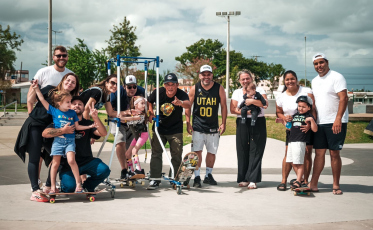 Skate adaptado beneficia crianças com deficiência em Criciúma