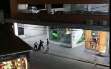 Morador de rua é agredido