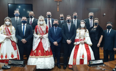 Câmara de Vereadores homenageia o aniversário de Nova Veneza