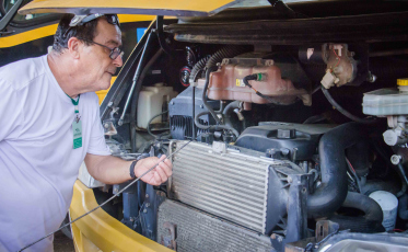 Transporte escolar de Lauro Müller passa por reparos