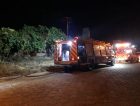Corpo de Bombeiros controla incêndio em edificação abandonada