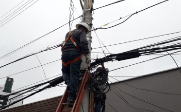 Mais de 4 mil consumidores ficaram sem energia em Jaguaruna