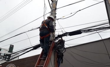 Mais de 3.400 pontos sem energia elétrica em Araranguá nesta manhã