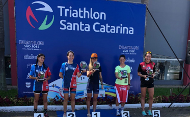 Equipe de triathlon S.R. Mampituba/FME Criciúma alcança pódio em campeonato estadual 