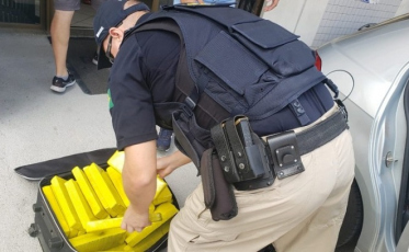 Quarteto é preso com 260 kg de maconha