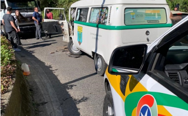 Colisão deixa dois feridos na Serra do Rio do Rastro