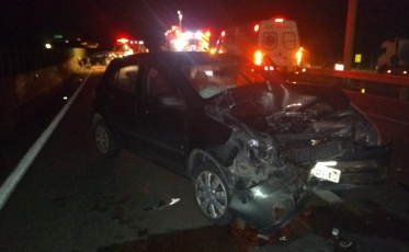 Tubarão: Acidente deixa uma criança e dois adultos feridos na BR-101