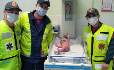 Bombeiros de Morro da Fumaça realizam parto emergencial