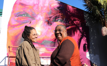 Mural de artista visual consagra legado de primeira professora negra da Unesc