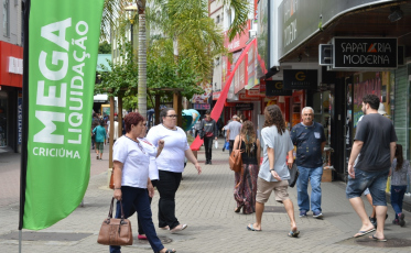   Megaliquidação de Criciúma inicia nesta quarta-feira