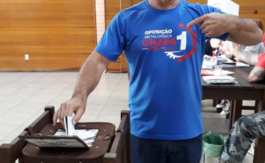 Chapa 1 é a vencedora da eleição do Sindicato dos Metalúrgicos