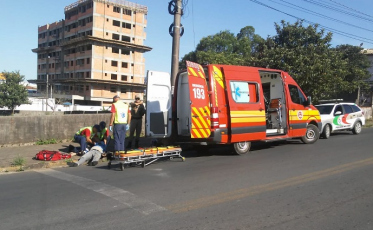 Homem vai para o hospital depois de acidente em Içara