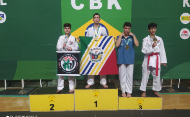 Cocal do Sul: Carateca conquista medalha de ouro e garante vaga para na final do Brasileiro