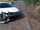 Idoso fica ferido após saída de pista em Urussanga