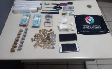 PM prende homem com drogas e mais de R$ 13 mil