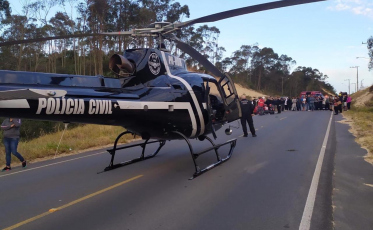 Homem morre em grave acidente de moto em Jaguaruna