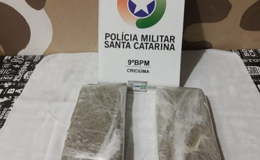 Polícia Militar apreende 1,5 kg de maconha