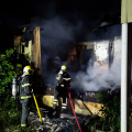 Incêndio destrói casa no bairro Imperatriz em Criciúma