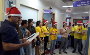 Coral Vida e Canção visita Hospital São José