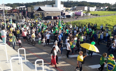 Manifestação pró-governo no dia 15 também acontecerá em Criciúma