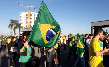 Manifestação pró-Bolsonaro é mantida em Criciúma