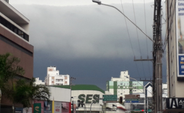 A tarde virando noite no sul