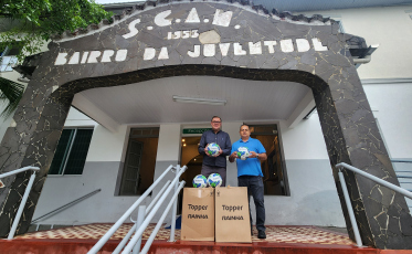 Federação Catarinense de Futebol incentiva jovens do Bairro da Juventude