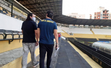 Equipe que administra o VAR vistoria do Heriberto Hülse