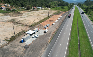 CCR ViaCosteira inicia construção das Bases fixas na BR-101 Sul/SC