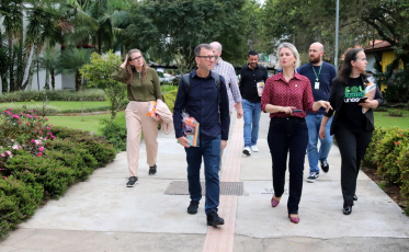 Na Unesc, representantes da Escola do Legislativo conhecem as possibilidades de parcerias em uma Universidade Comunitária