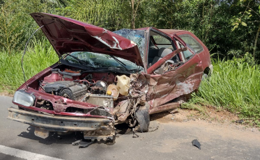 Orleans: Duas pessoas ficam feridas em acidente na SC-108