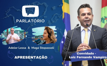 Parlatório recebe Luiz Fernando Vampiro