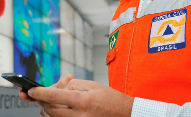 Defesa Civil alerta para risco de fortes rajadas de vento no Litoral Sul