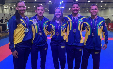 Atleta de Içara conquista medalha de prata e de bronze no Pan-Americano