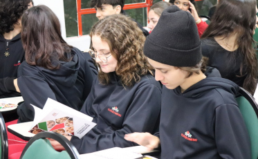 Alunos do Colégio Unesc conhecem a Cartilha 