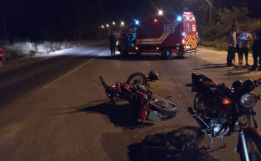 Novo acidente em Cocal deixa motociclista ferido